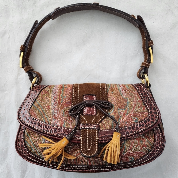 ‼️SOLD‼️ Auth Etro Milano Shoulder Bag - Picture 2 of 11